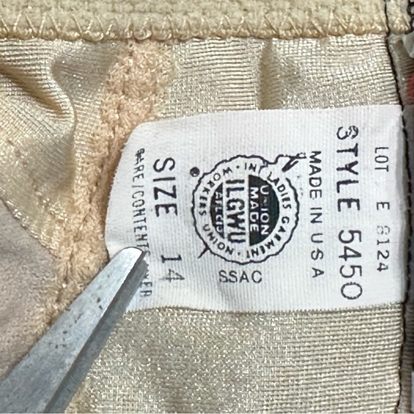 Rose Marie Reid Black Vintage NWT One Piece Swimsuit Size 14 - Picture 6 of 12